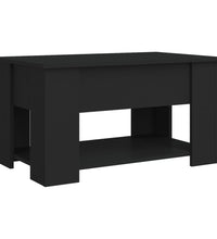 Couchtisch Schwarz 79x49x41 cm Holzwerkstoff