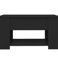 Couchtisch Schwarz 79x49x41 cm Holzwerkstoff