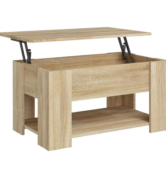 Couchtisch Sonoma-Eiche 79x49x41 cm Holzwerkstoff