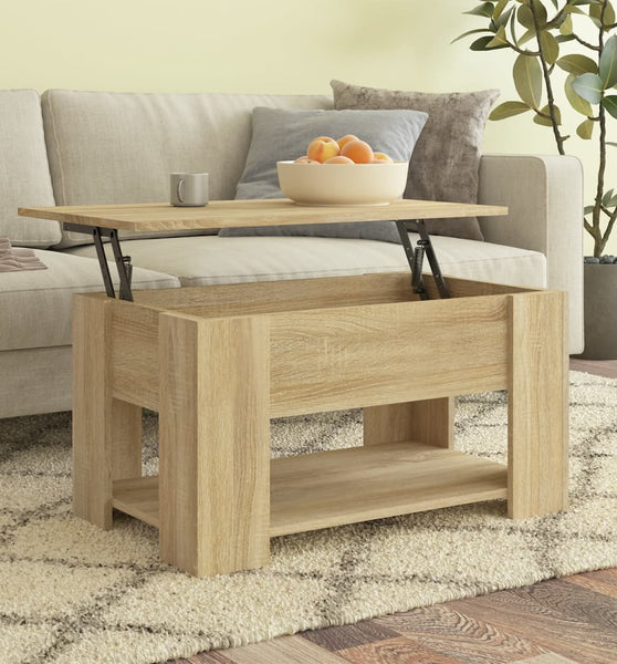 Couchtisch Sonoma-Eiche 79x49x41 cm Holzwerkstoff