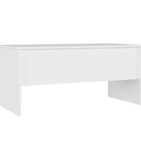 Couchtisch Weiß 102x50,5x46,5 cm Holzwerkstoff