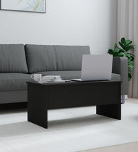 Couchtisch Schwarz 102x50,5x46,5 cm Holzwerkstoff