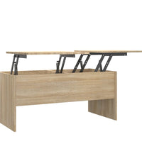 Couchtisch Sonoma-Eiche 102x50,5x46,5 cm Holzwerkstoff