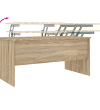 Couchtisch Sonoma-Eiche 102x50,5x46,5 cm Holzwerkstoff