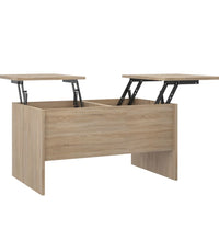 Couchtisch Sonoma-Eiche 80x50x42,5 cm Holzwerkstoff