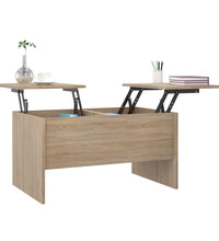 Couchtisch Sonoma-Eiche 80x50x42,5 cm Holzwerkstoff