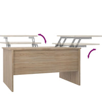 Couchtisch Sonoma-Eiche 80x50x42,5 cm Holzwerkstoff