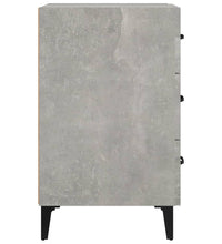 Nachttisch Betongrau 40x40x66 cm Holzwerkstoff