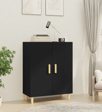 Sideboard Schwarz 70x34x90 cm Holzwerkstoff