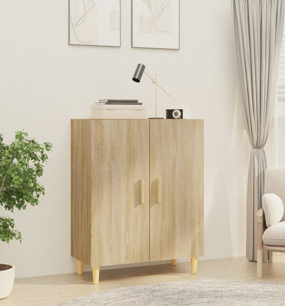 Sideboard Sonoma-Eiche 70x34x90 cm Holzwerkstoff