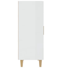 Sideboard Hochglanz-Weiß 70x34x90 cm Holzwerkstoff