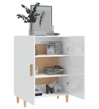 Sideboard Hochglanz-Weiß 70x34x90 cm Holzwerkstoff