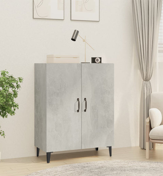 Sideboard Betongrau 70x34x90 cm Holzwerkstoff