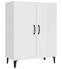 Sideboard Hochglanz-Weiß 70x34x90 cm Holzwerkstoff