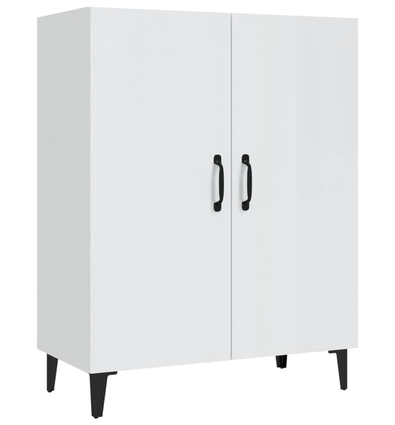 Sideboard Hochglanz-Weiß 70x34x90 cm Holzwerkstoff