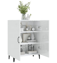 Sideboard Hochglanz-Weiß 70x34x90 cm Holzwerkstoff