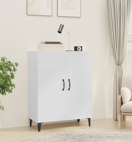 Sideboard Hochglanz-Weiß 70x34x90 cm Holzwerkstoff