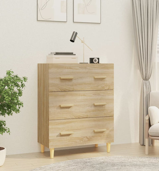 Sideboard Sonoma-Eiche 70x34x90 cm Holzwerkstoff