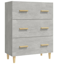 Sideboard Betongrau 70x34x90 cm Holzwerkstoff