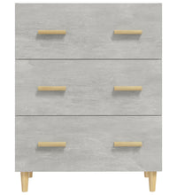 Sideboard Betongrau 70x34x90 cm Holzwerkstoff