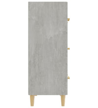 Sideboard Betongrau 70x34x90 cm Holzwerkstoff