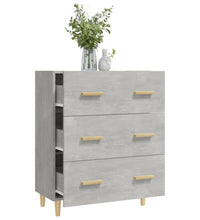 Sideboard Betongrau 70x34x90 cm Holzwerkstoff