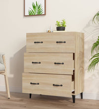 Sideboard Sonoma-Eiche 69,5x34x90 cm Holzwerkstoff