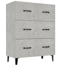 Sideboard Betongrau 69,5x34x90 cm Holzwerkstoff