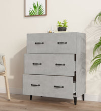 Sideboard Betongrau 69,5x34x90 cm Holzwerkstoff