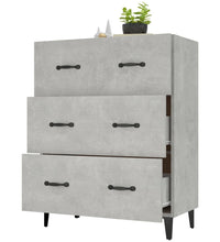 Sideboard Betongrau 69,5x34x90 cm Holzwerkstoff