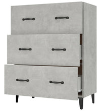 Sideboard Betongrau 69,5x34x90 cm Holzwerkstoff