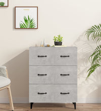 Sideboard Betongrau 69,5x34x90 cm Holzwerkstoff