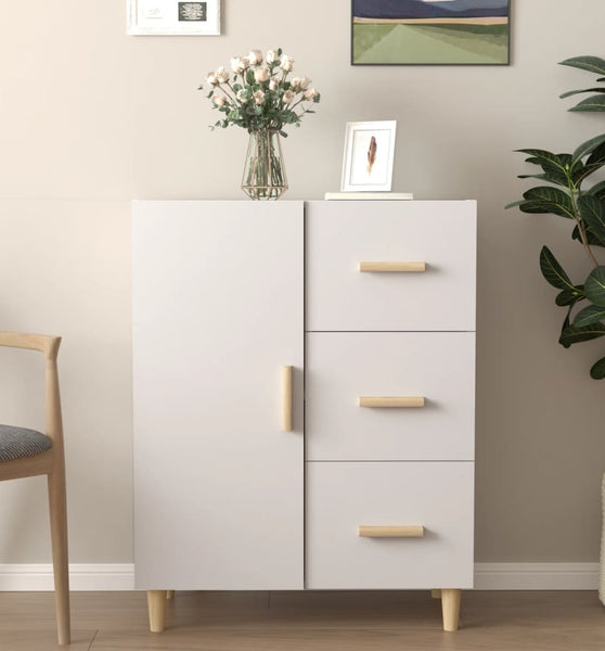 Sideboard Weiß 69,5x34x90 cm Holzwerkstoff