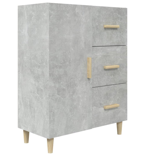 Sideboard Betongrau 69,5x34x90 cm Holzwerkstoff