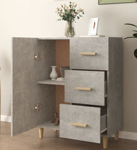 Sideboard Betongrau 69,5x34x90 cm Holzwerkstoff