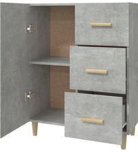 Sideboard Betongrau 69,5x34x90 cm Holzwerkstoff