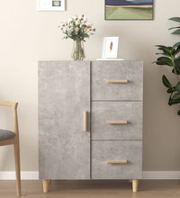 Sideboard Betongrau 69,5x34x90 cm Holzwerkstoff