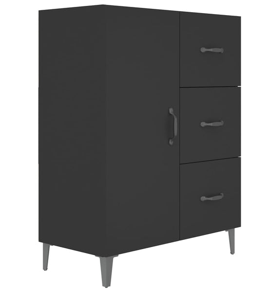 Sideboard Schwarz 69,5x34x90 cm Holzwerkstoff