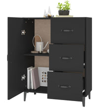 Sideboard Schwarz 69,5x34x90 cm Holzwerkstoff