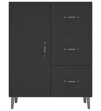 Sideboard Schwarz 69,5x34x90 cm Holzwerkstoff