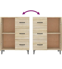 Sideboard Sonoma-Eiche 69,5x34x90 cm Holzwerkstoff