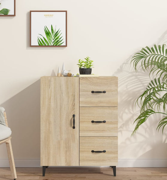 Sideboard Sonoma-Eiche 69,5x34x90 cm Holzwerkstoff