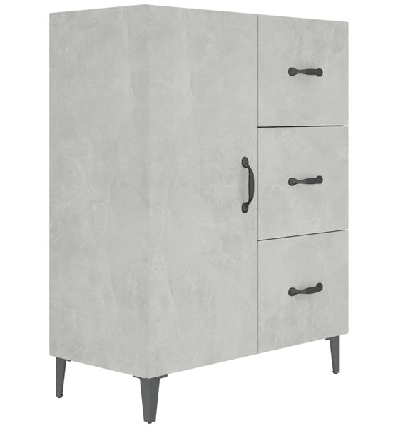 Sideboard Betongrau 69,5x34x90 cm Holzwerkstoff