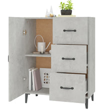 Sideboard Betongrau 69,5x34x90 cm Holzwerkstoff