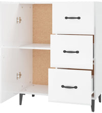 Sideboard Hochglanz-Weiß 69,5x34x90 cm Holzwerkstoff