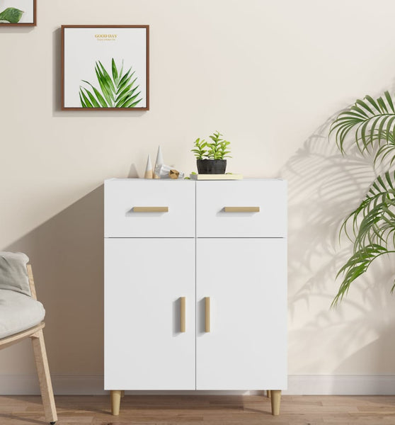 Sideboard Weiß 69,5x34x89 cm Holzwerkstoff