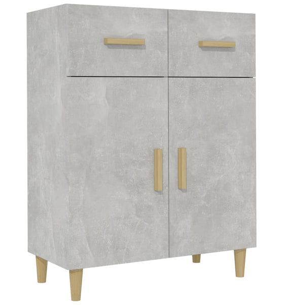 Sideboard Betongrau 69,5x34x89 cm Holzwerkstoff