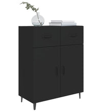 Sideboard Schwarz 69,5x34x90 cm Holzwerkstoff