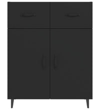 Sideboard Schwarz 69,5x34x90 cm Holzwerkstoff