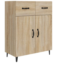 Sideboard Sonoma-Eiche 69,5x34x90 cm Holzwerkstoff